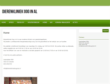 Tablet Screenshot of dierenkliniekooginal.nl